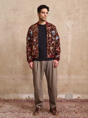 Bruno Reversible Bomber Jacket rosie/wine from Yahmo