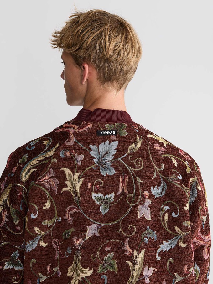 Bruno Reversible Bomber Jacket Rosie/Wine from Yahmo