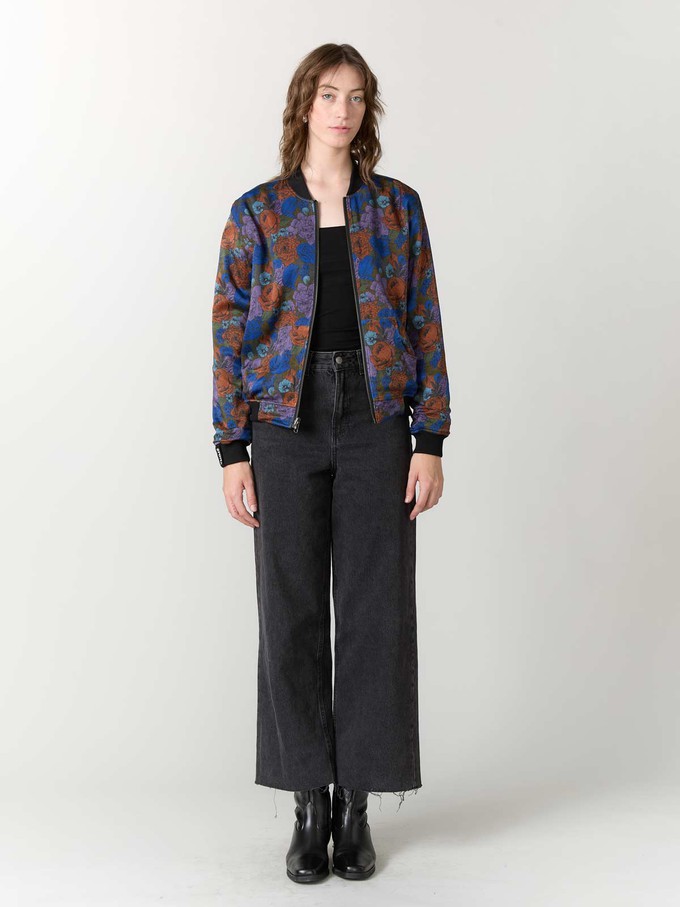 Elsa Reversible Bomber Jacket Bloom/Olive from Yahmo