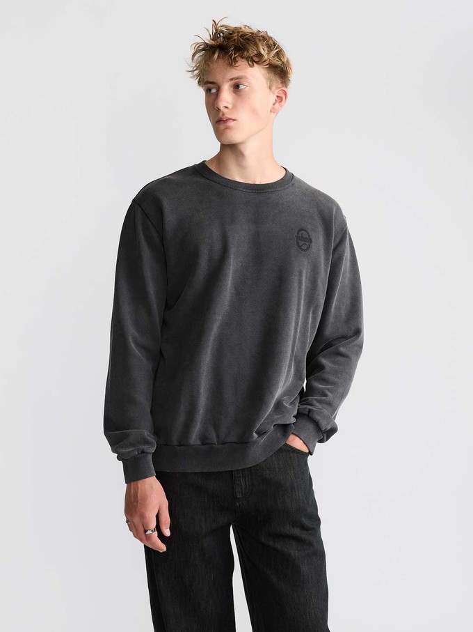 Egon Sweatshirt Faded Black from Yahmo