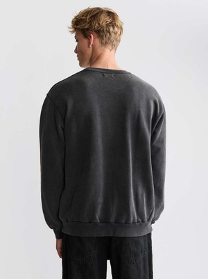 Egon Sweatshirt Faded Black from Yahmo