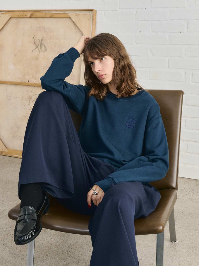 Ilse Sweatshirt Petrol from Yahmo