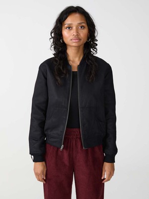 Berta Reversible Bomber Jacket Bouquet/Black from Yahmo