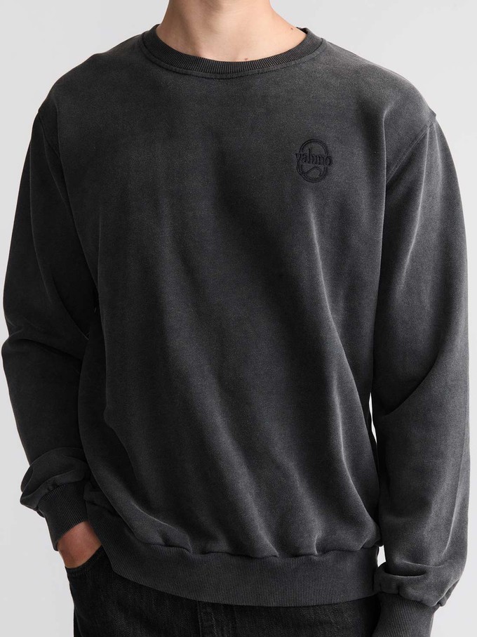 Egon Sweatshirt Faded Black from Yahmo