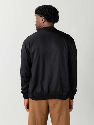 Laslo Reversible Bomber Jacket Kaleidoscope/Black from Yahmo