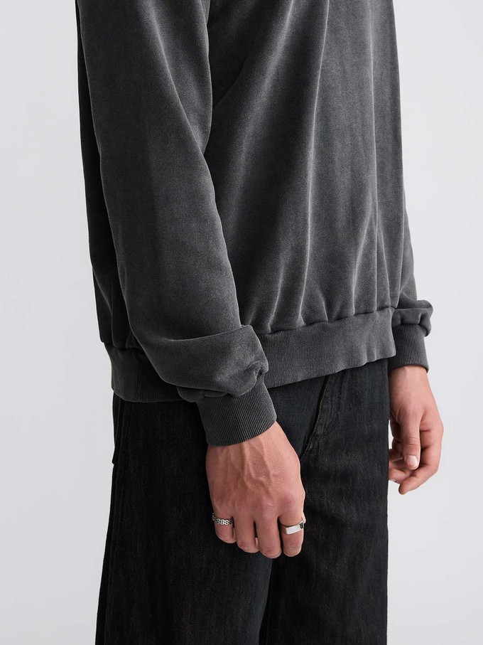 Egon Sweatshirt Faded Black from Yahmo