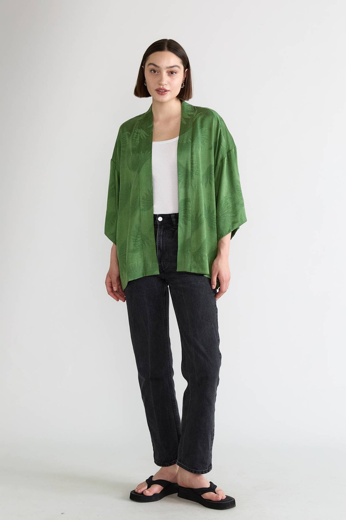 Gerda Kimono matcha from Yahmo