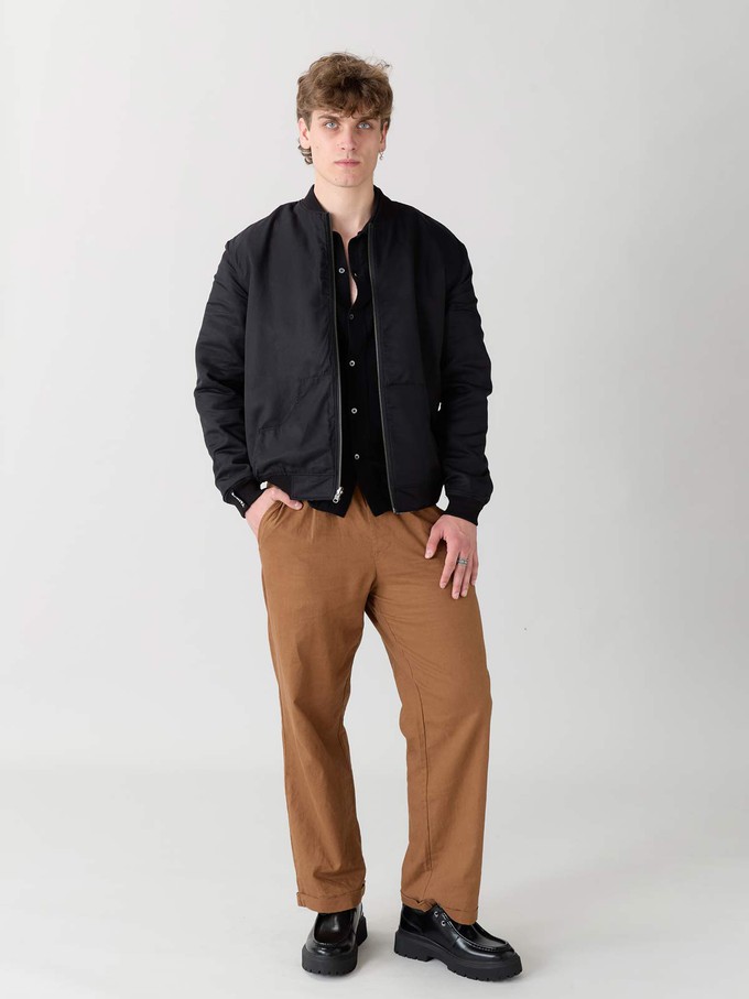 Siggi Reversible Bomber Jacket Ink/Black from Yahmo