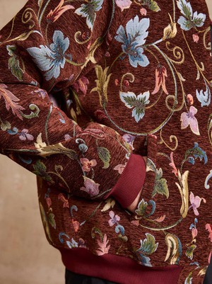 Bruno Reversible Bomber Jacket Rosie/Wine from Yahmo