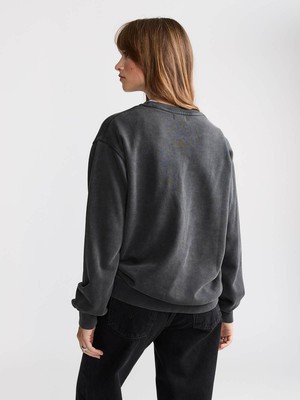 Ilse Sweatshirt Faded Black from Yahmo
