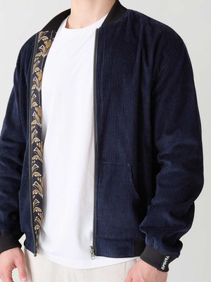 Oskar Reversible Bomber Jacket Papyrus/Navy from Yahmo