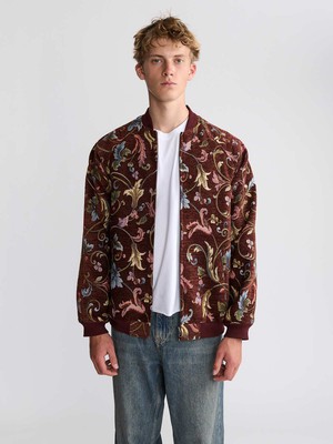 Bruno Reversible Bomber Jacket Rosie/Wine from Yahmo