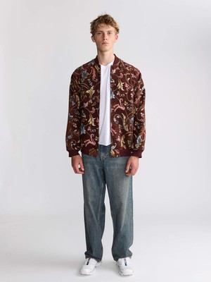 Bruno Reversible Bomber Jacket Rosie/Wine from Yahmo