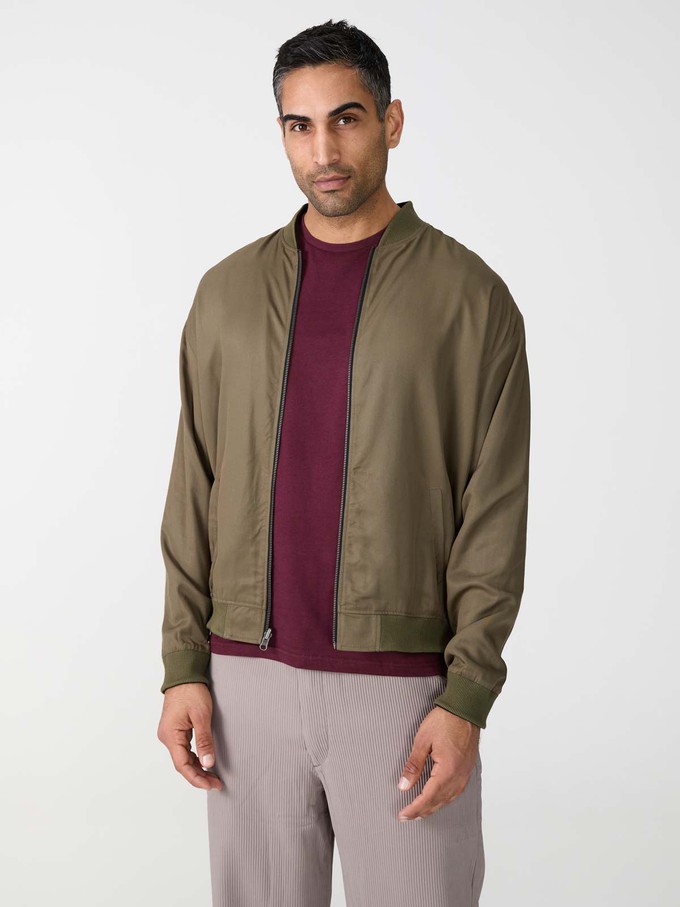 Fred Reversible Bomber Jacket Leo/Olive from Yahmo