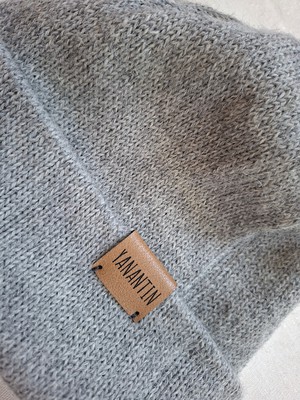 Knitted Kids’ Hat | Silvery Grey | 100% Alpaca Wool from Yanantin Alpaca