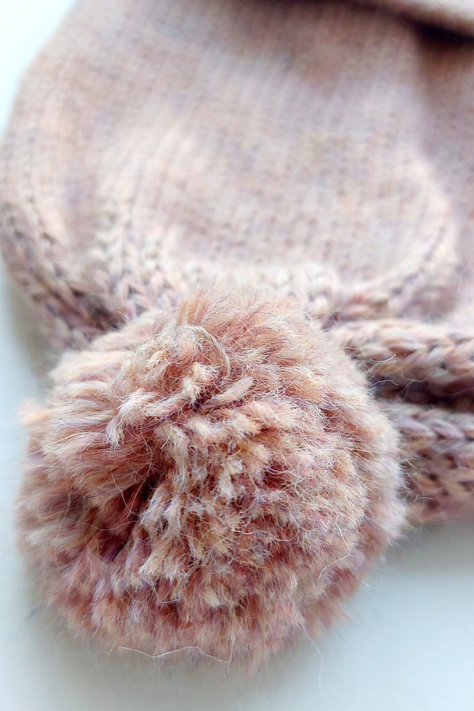 Baby Hat | 100% Baby Alpaca Wool | 3-6 Months | Baby Rose from Yanantin Alpaca