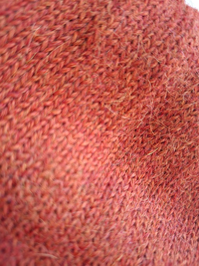 Knitted Kid's Hat | Rusty Orange | 100% Alpaca Wool from Yanantin Alpaca