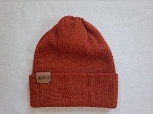 Knitted Kid's Hat | Rusty Orange | 100% Alpaca Wool from Yanantin Alpaca