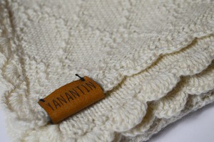 Knitted Baby Blanket | 100% Baby Alpaca | Undyed & Biodegradable from Yanantin Alpaca