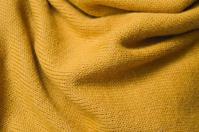 Knitted Scarf | Sunny Ocre | 100% Alpaca Wool from Yanantin Alpaca