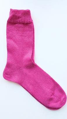 Knitted Socks | Funky Fuchsia | 100% Alpaca Wool | Sustainable and Ethically Made via Yanantin Alpaca