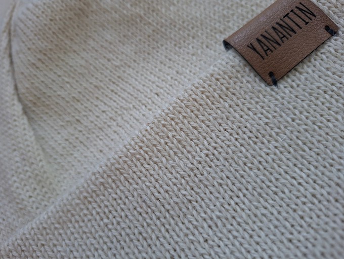 Knitted Kids’ Hat | Vanilla White | 100% Alpaca Wool from Yanantin Alpaca