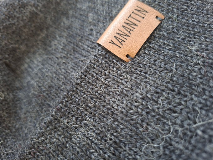 Knitted Kids’ Hat | Stormy Night Grey | 100% Alpaca Wool from Yanantin Alpaca