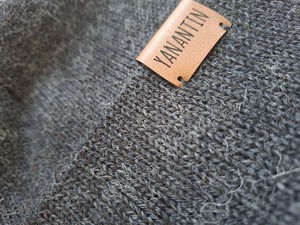 Knitted Kids’ Hat | Stormy Night Grey | 100% Alpaca Wool from Yanantin Alpaca