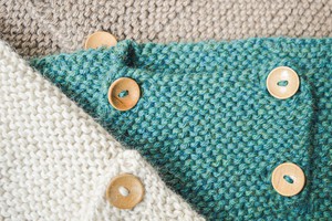 Baby Sweater | Baby Peacock | 100% Baby Alpaca Wool | 6-12 Months from Yanantin Alpaca