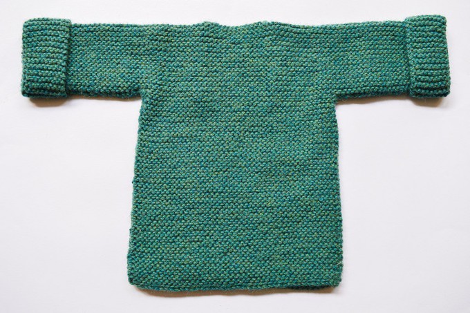 Baby Sweater | Baby Peacock | 100% Baby Alpaca Wool | 6-12 Months from Yanantin Alpaca