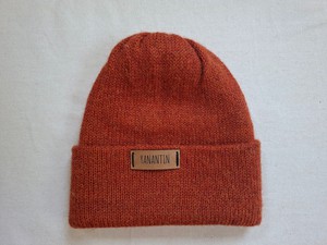 Knitted Kid's Hat | Rusty Orange | 100% Alpaca Wool from Yanantin Alpaca