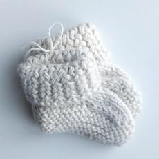 Baby Socks | 100% Baby Alpaca Wool | 3-6 Months | Baby Vanilla via Yanantin Alpaca