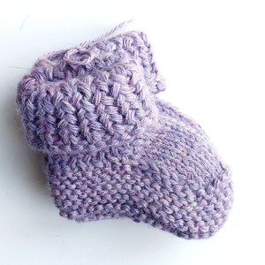 Baby Socks | 100% Baby Alpaca Wool | 3-6 Months | Baby Lila from Yanantin Alpaca