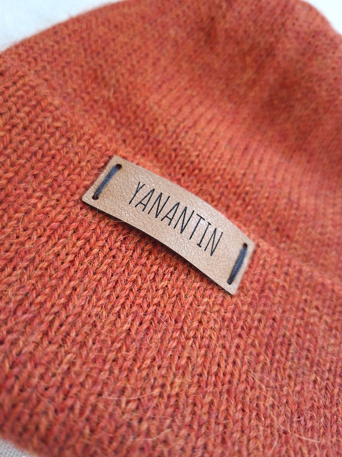 Knitted Kid's Hat | Rusty Orange | 100% Alpaca Wool from Yanantin Alpaca