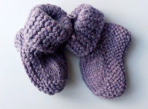 Baby Socks | 100% Baby Alpaca Wool | 3-6 Months | Baby Lila from Yanantin Alpaca