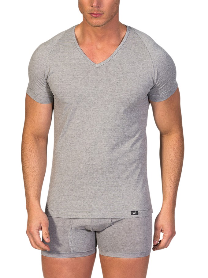 V-neck T-shirt Egyptian cotton from ZD ZERO DEFECTS