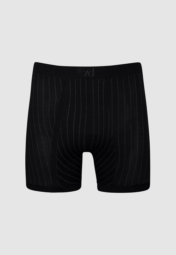 Helios pinstriped fly front boxer - plus size from ZD ZERO DEFECTS