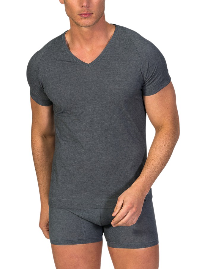 V-neck T-shirt Egyptian cotton from ZD ZERO DEFECTS