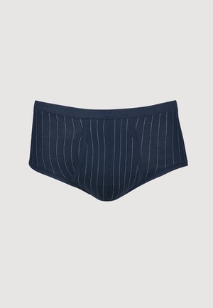 Senior pinstriped fly front brief from ZD ZERO DEFECTS