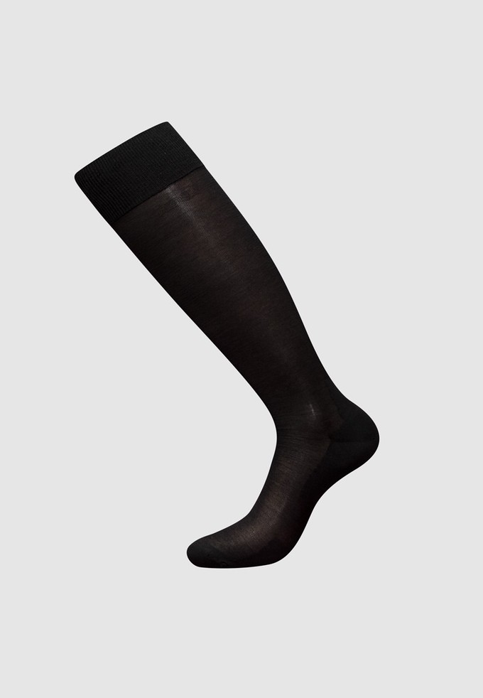 Mercerized cotton knee socks from ZD ZERO DEFECTS