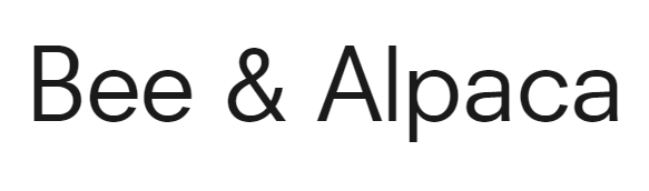 Logo Bee & Alpaca